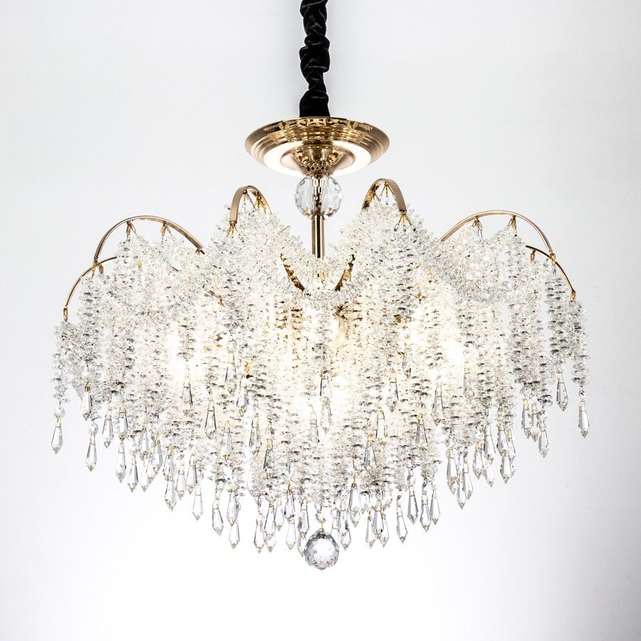 Подвесная люстра 62*62*120 см, Е14 12x40ВтW, Золото MODELUX ML.855.12