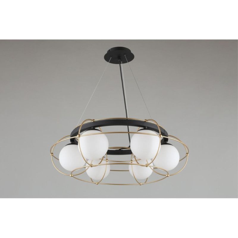 Подвесная люстра 60*50-130 см, 6*G9, 5W, Aployt Mahot APL.317.03.06, золотой