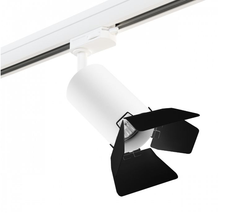 Комплект трёхфазный со светильником Lightstar Rullo R3T436437, белый-черный