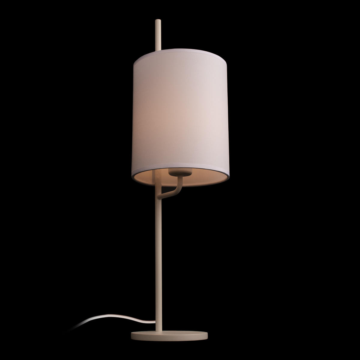 Настольная лампа 18*64 см, 1*E27*40W  LOFT IT Ritz 10253T White белый
