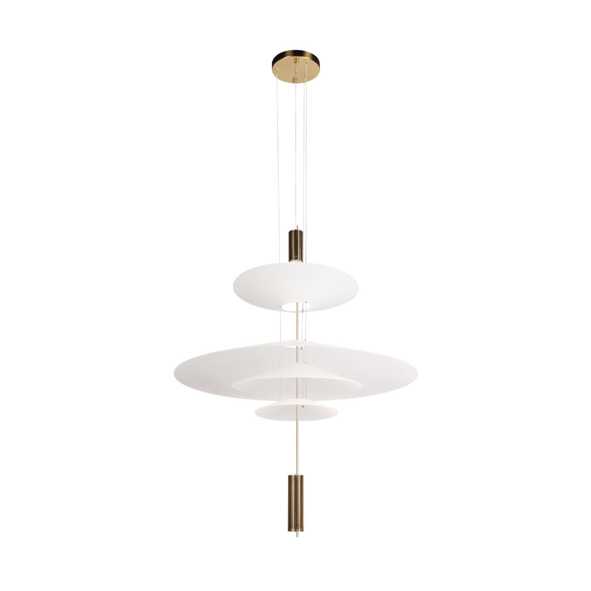Подвесной светильник 68*83 см, 3*GU5.3*20W  LOFT IT Skylar 10244/C Brass латунь