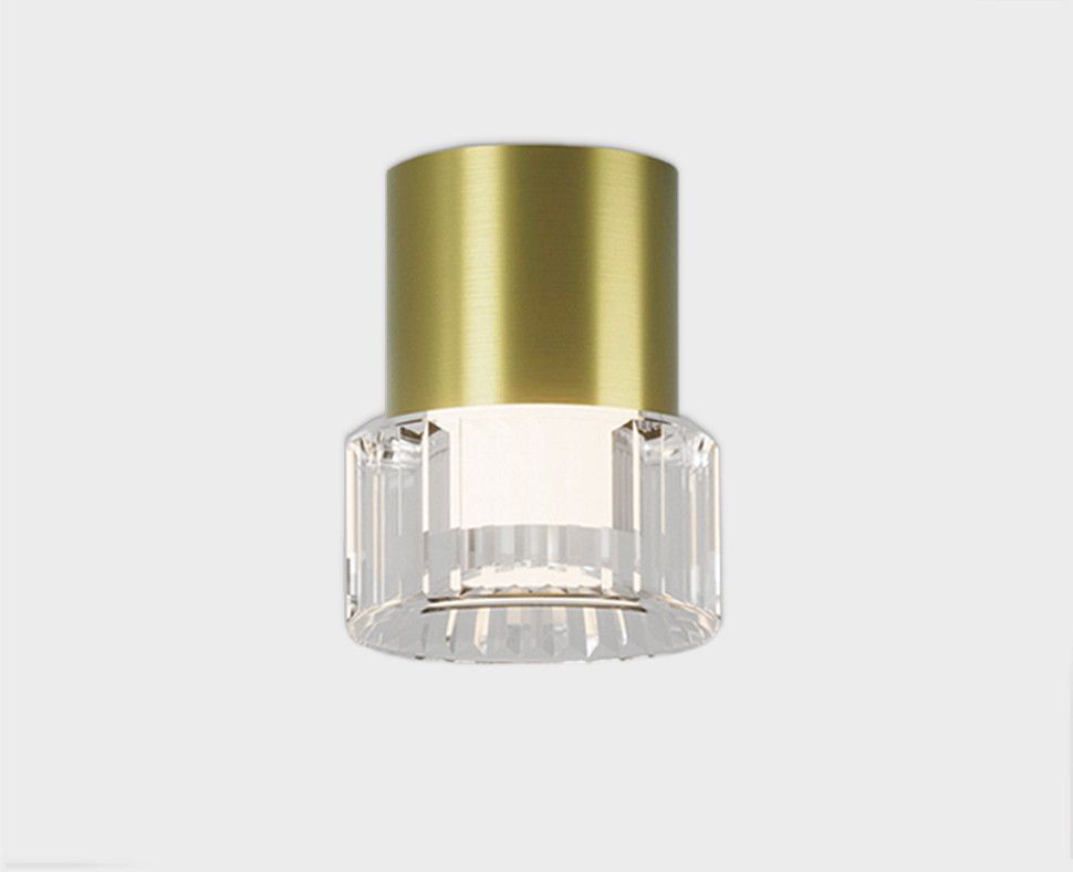 Накладной светильник 8 см, 5W, 3000K, Italline IT014-0202 gold, золото