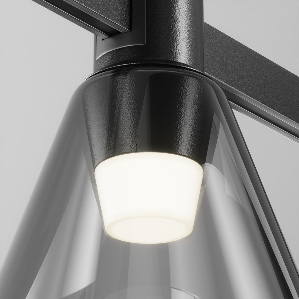 Трековый светильник Bianca Flarity 4000K 3Вт 120°, 10,2 см, LED*3W, Maytoni TR147-1-3W4K-B, Черный