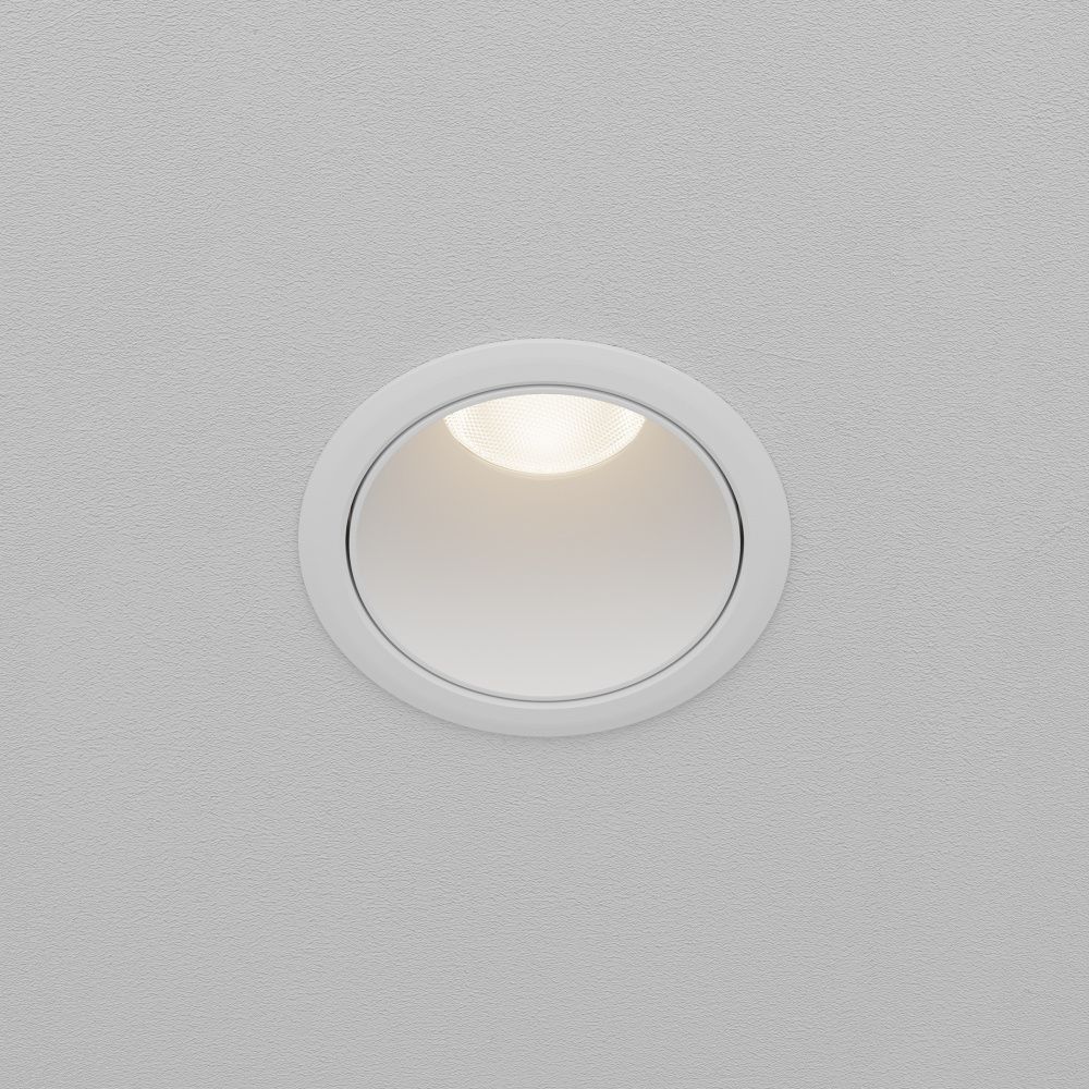 Встраиваемый светильник  DL116-10W-4K-W **-9,7 см, *LED*10W, 4000K, Maytoni technical Dip DL116-10W-4K-W, Белый