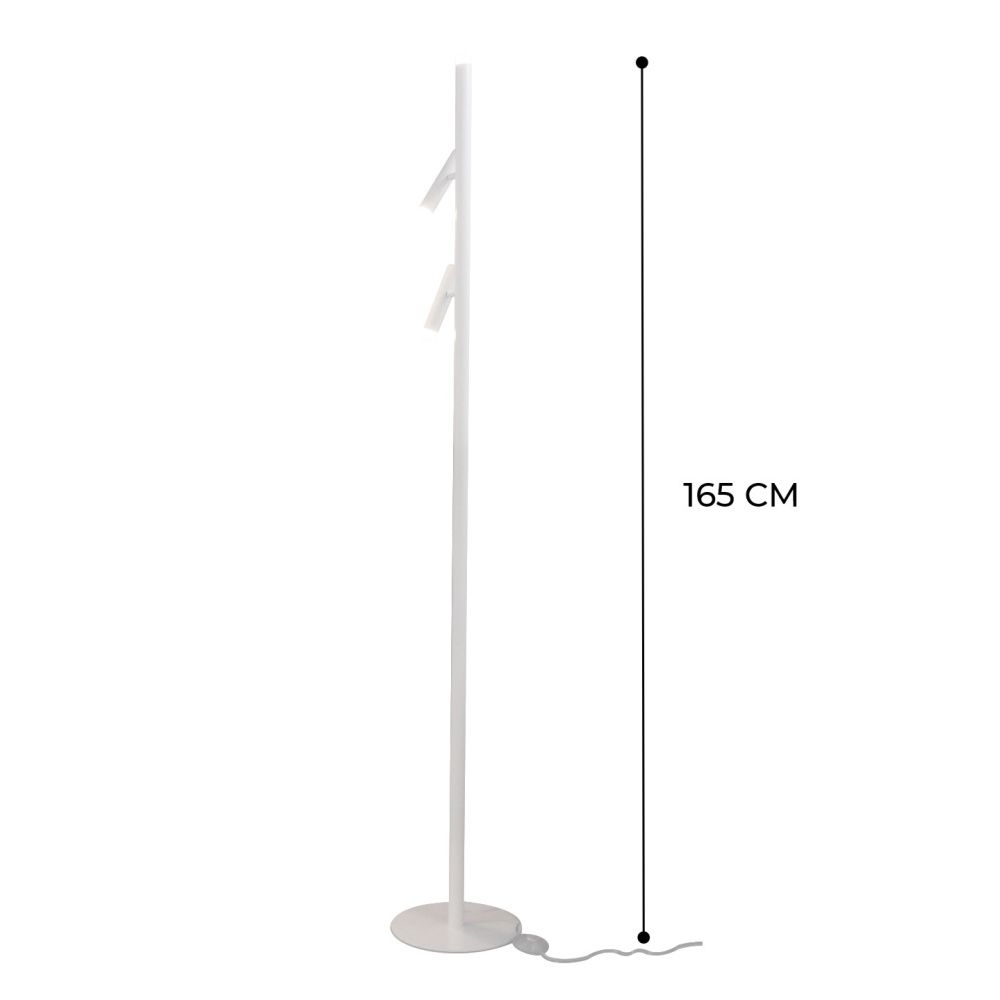 Светильник переносной ElegantLight DZN-5321 WHITE D250/H1650/3/LED/9W/4000K 22-10 VISION