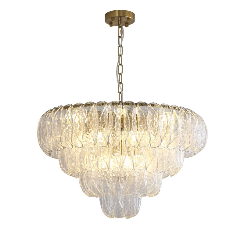 Каскадная люстра *80*106 см, 15*E14*40W, Indigo Dalia V000375, бронзовый, 12034/15P Brass