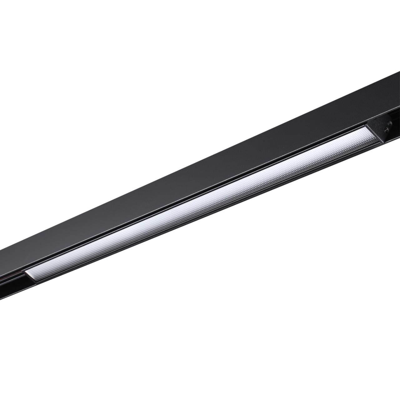 Трековый светильник 49 см для низковольного шинопровода Novotech Flum 358416, LED, 4000K, черный