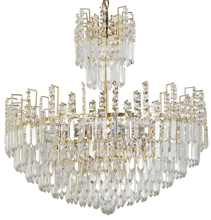 Люстра подвесная *60*58 см, 14*E14*40W, Dio D`arte Lucia Lucia E 1.3.60.100 G, золотой