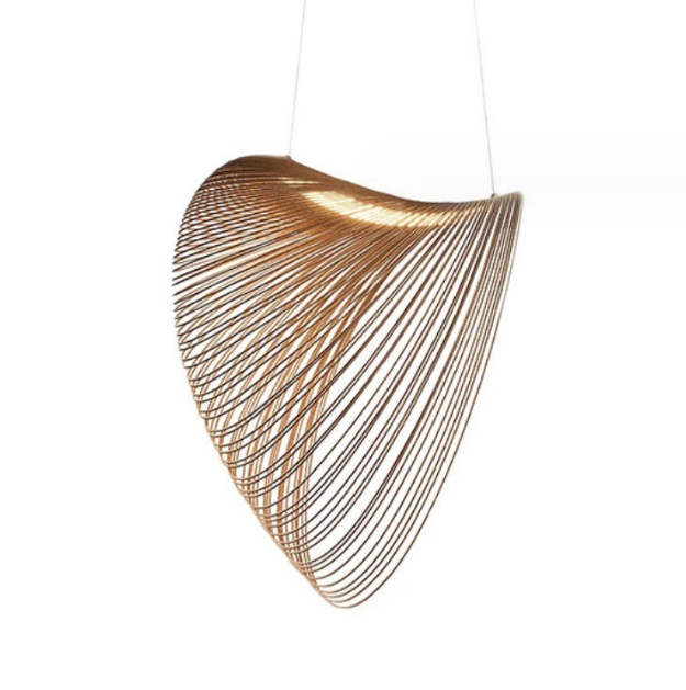 Светильник DZN-6357 КОРИЧНЕВЫЙ  D600/H600/1/LED/16W/4500K FOSSIL цвет древесины 24-08 VST