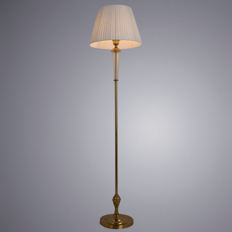 Торшер Arte Lamp Gracie A7301PN-1PB, полированная медь