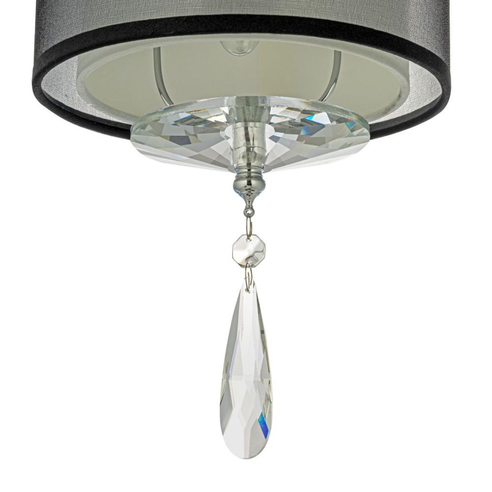 Люстра *18*22 см, 1*E14*40W, Arti Lampadari Rufina Nickel Rufina E 1.3.P1 N, Матовый никель