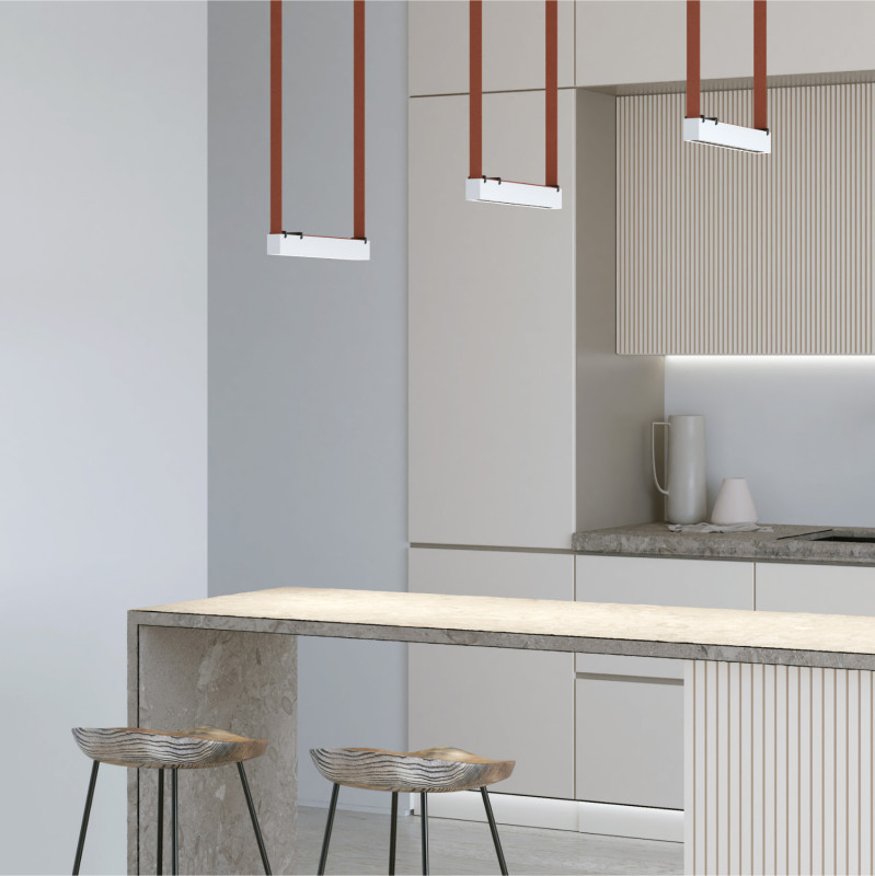 Светильник на шине 32,3*4*4,5 см, LED * 12W, 4000K, Denkirs Belty Grill DK5570-WB, белый
