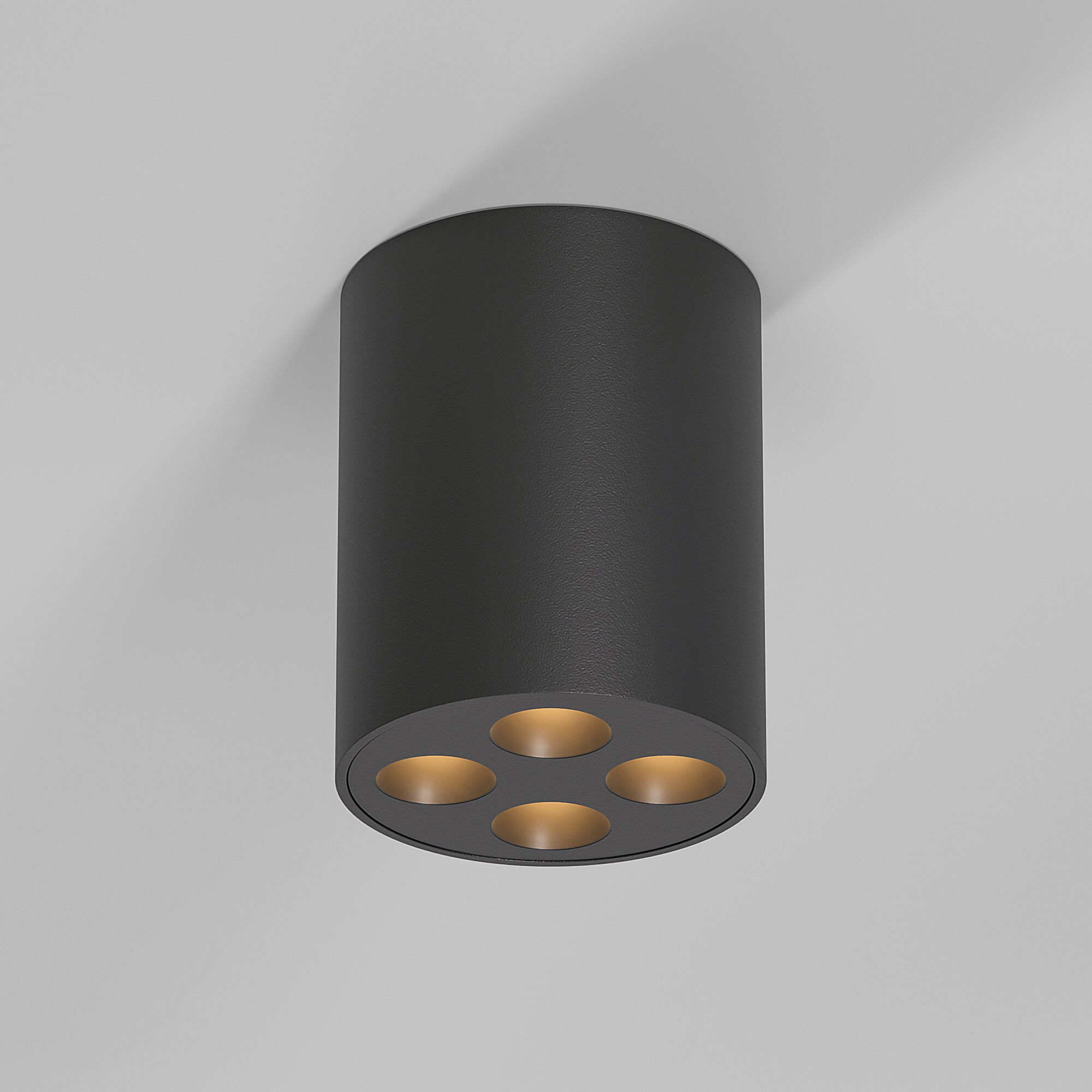 Светильник потолочный светодиодный 7 см, 7W, 3000K, Elektrostandard Points 25111/LED, черный 
