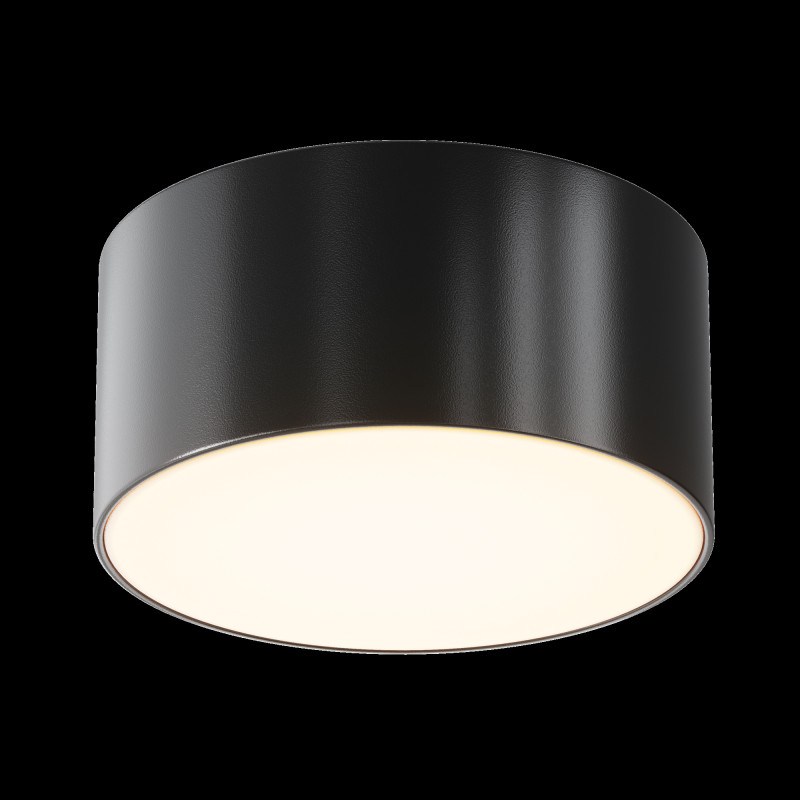 Светильник 12 см, LED 15W, 3000К, Черный Maytoni Zon IP O430CL-L15B3K