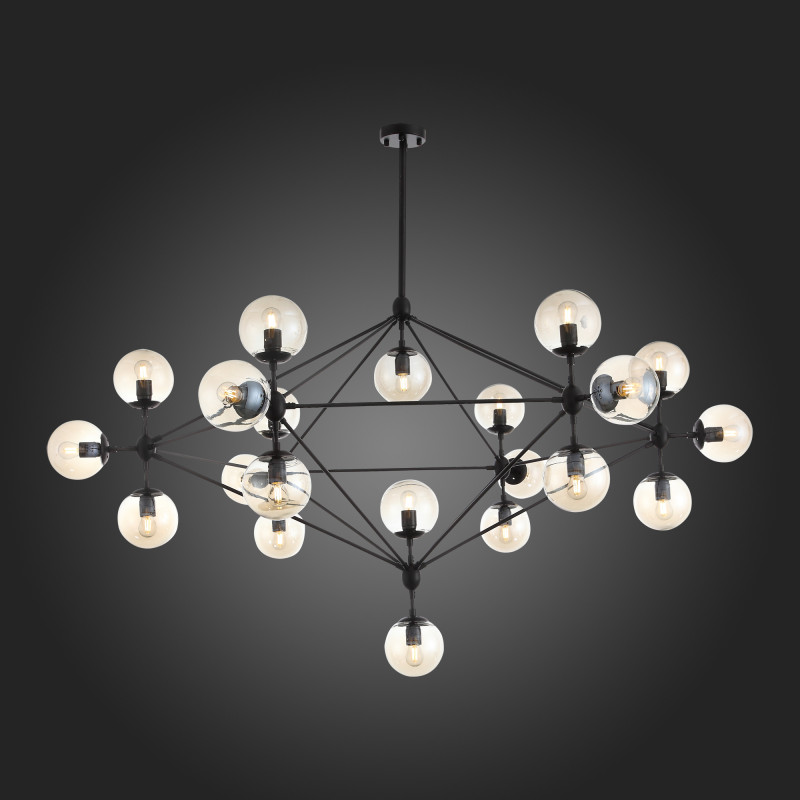 Люстра потолочная 170 см, 840W, ST LUCE STAMPO SL549.403.21 Черный