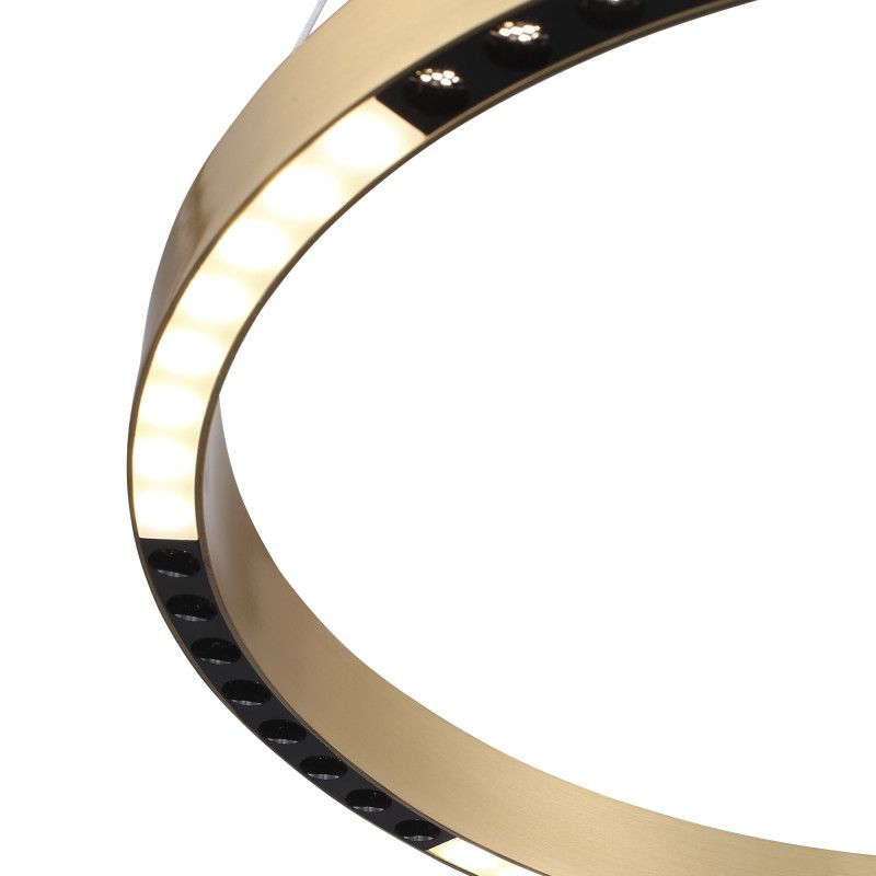 Подвесной светильник *40*-120 см, 1*LED, 25W, 4000K, ST-Luce Parilla SL6238.323.01, латунный