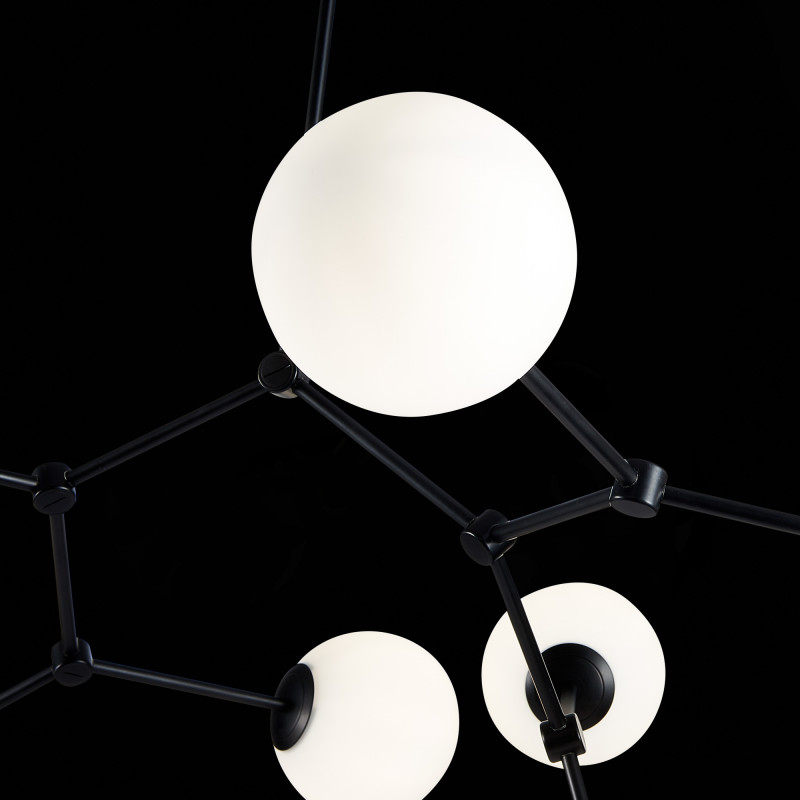 Люстра подвесная 112 см, ST LUCE CHIETI SL1506.403.08 Черный