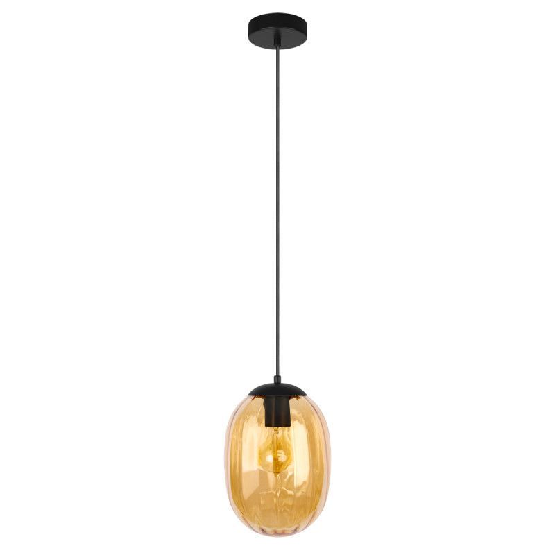 Подвесной светильник *18*-27,5 см, 1*E27*40W, LOFT IT Bubble 10427 Amber, черный