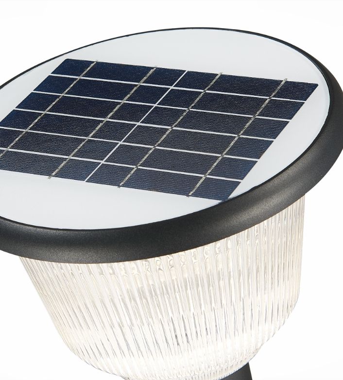 Светильник уличный наземный 22 см, 2W, 3000-6000K ST LUCE SOLARIS SL9502.405.01 Черный