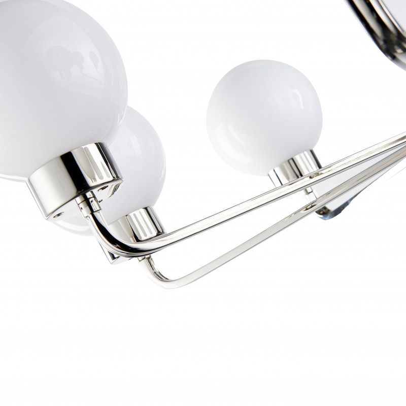 Подвесная люстра Favourite Priscis 2598-8P, D800*H250/1300, полированный никель