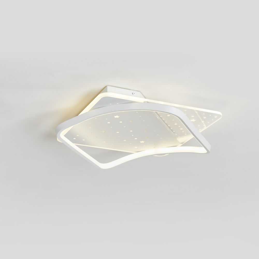 Светильник 54*54*-9 см, *LED*99W, Freya Страта / Strata FR6152CL-L99W, Белый