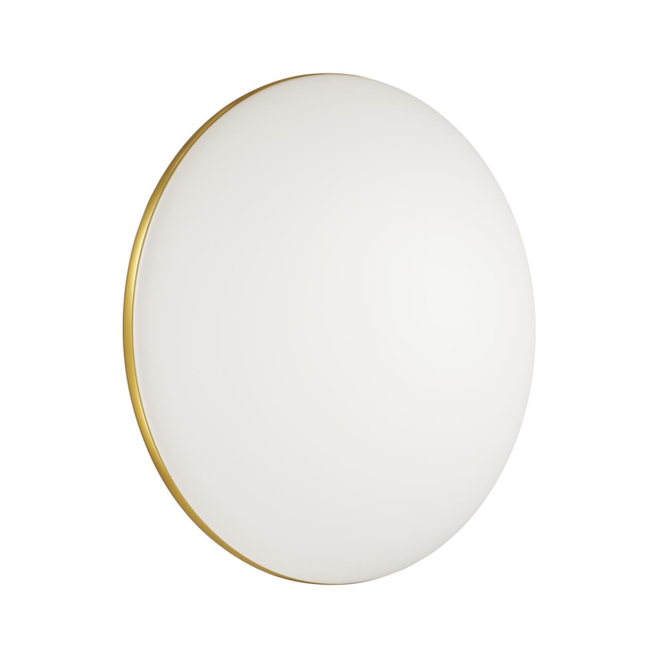 Cветильник 49*8,5 см, LED 72W, 3000-4200-6500 К, IP43, белый/золотистый, пластик Sonex Lassa, 3043/EL