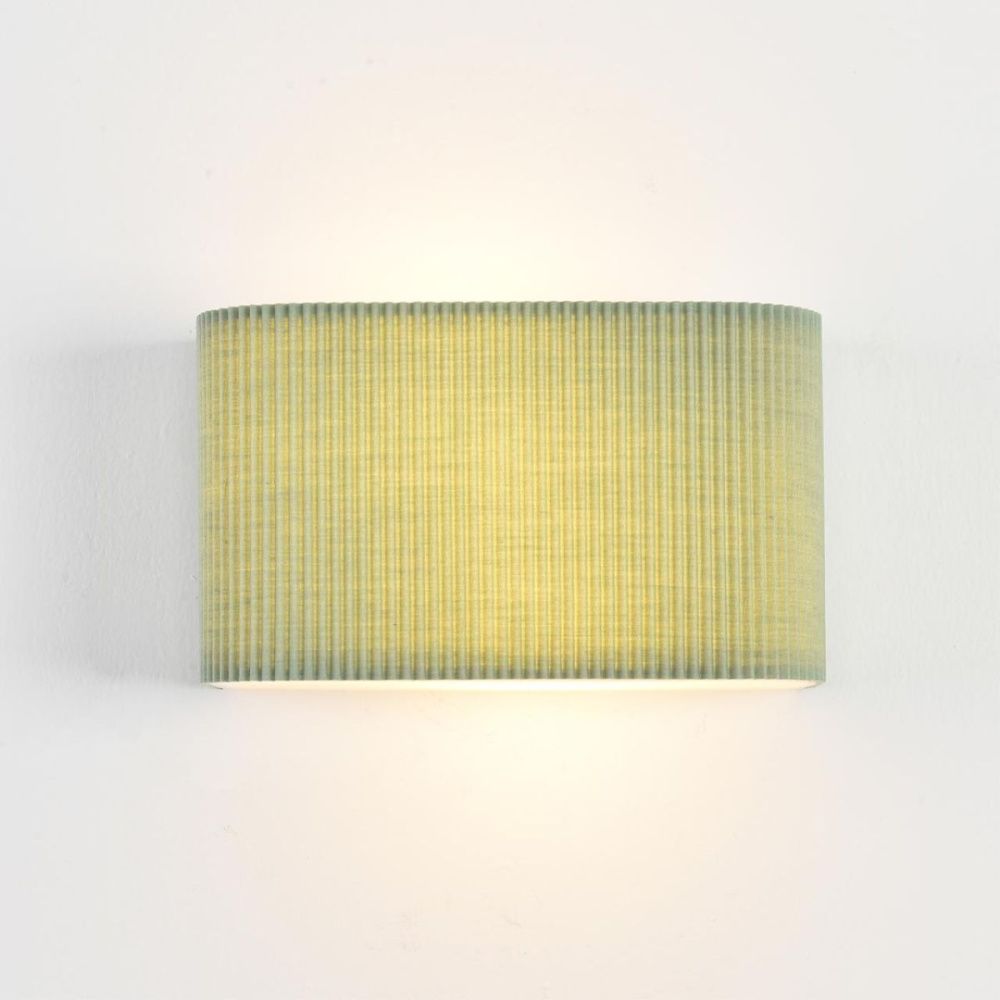 Настенный светильник 21 см, Lumion Moderni Gofera 8326/2W, зеленый