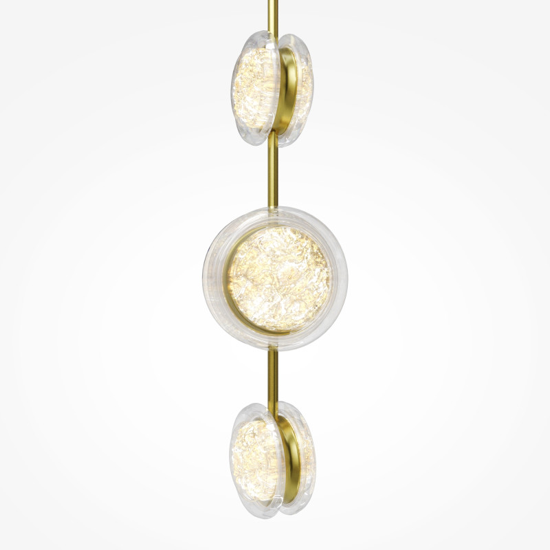 Подвесной светильник 12,6*13*368 см, LED, 3000К, Maytoni Pharao MOD361PL-L22BS3K латунный