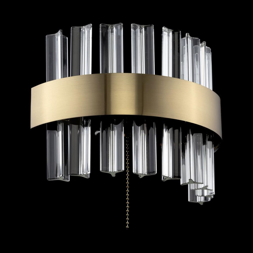  Бра хрустальное с выключателем Бронза CL337313 