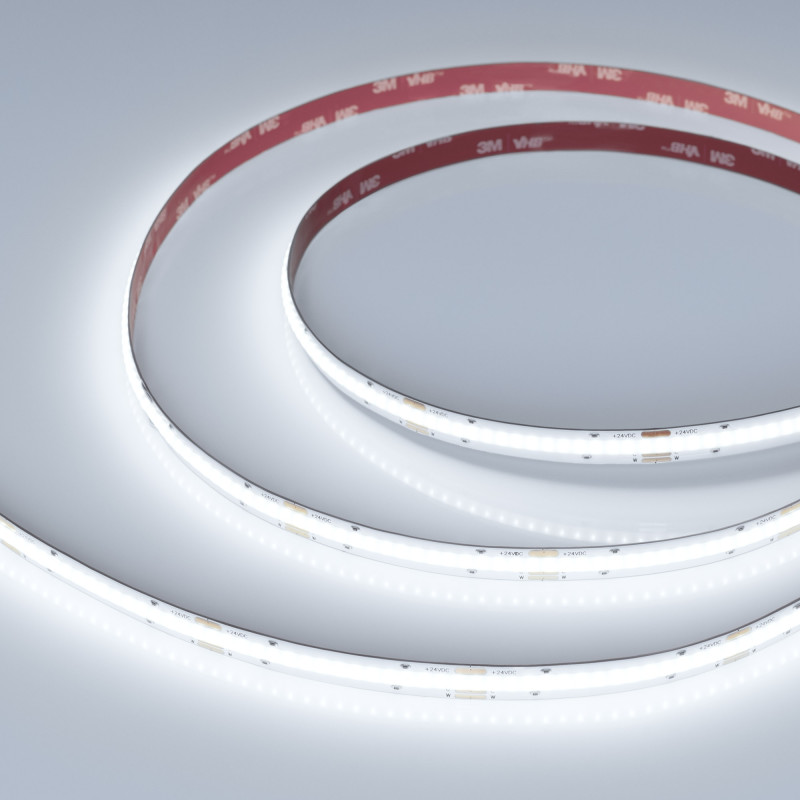 Лента COB-X512-10mm 24V White-MIX (15 W/m, IP20, CSP, 5m) (Arlight, 5 лет) 037130. Цена указана за 5 метров. Продается кратно 5 метрам.