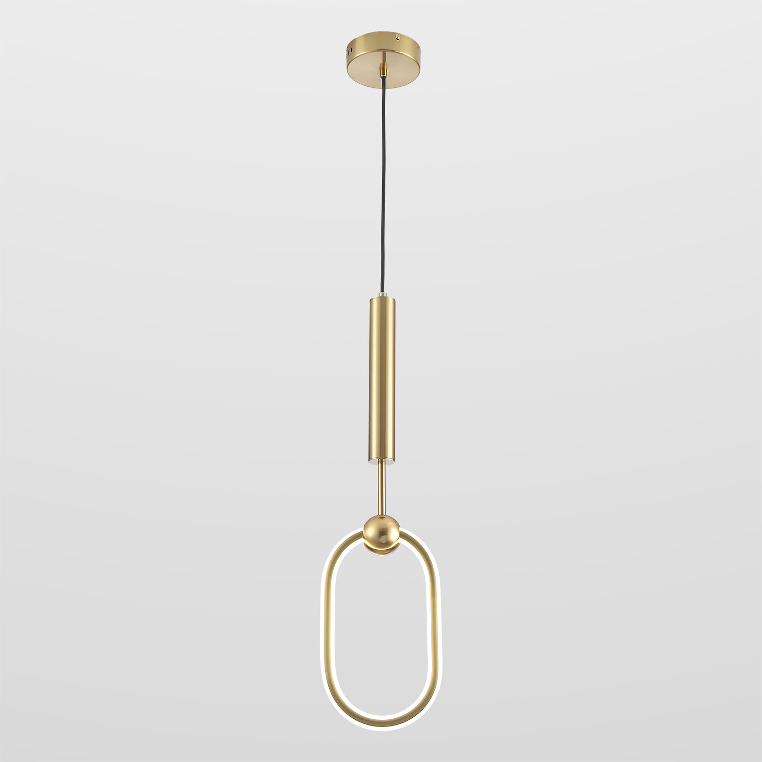 Подвесной светильник Lussole LSP-7092, 17*75 см, бронзовый