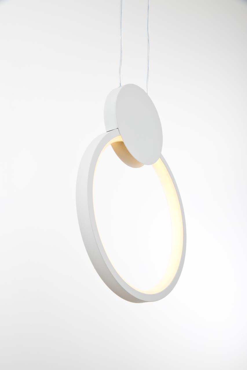 Подвесной светильник 20*2*132 см, LED 20W, 3000 / 6000K, Черный LED4U 8574