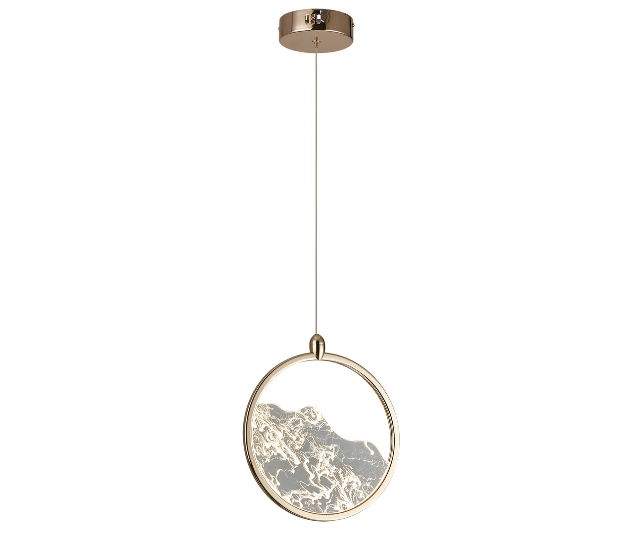 Светильник 26 см, 7W, 3000K, Kink Light 08024-1A,33, золото