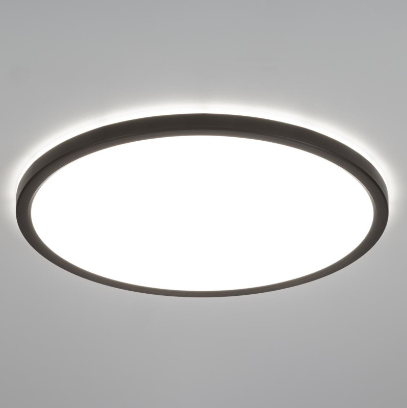 Светильник с пультом 40*2,5 см, LED+RGB 40W CL738321EL Бейсик Лайн Черный