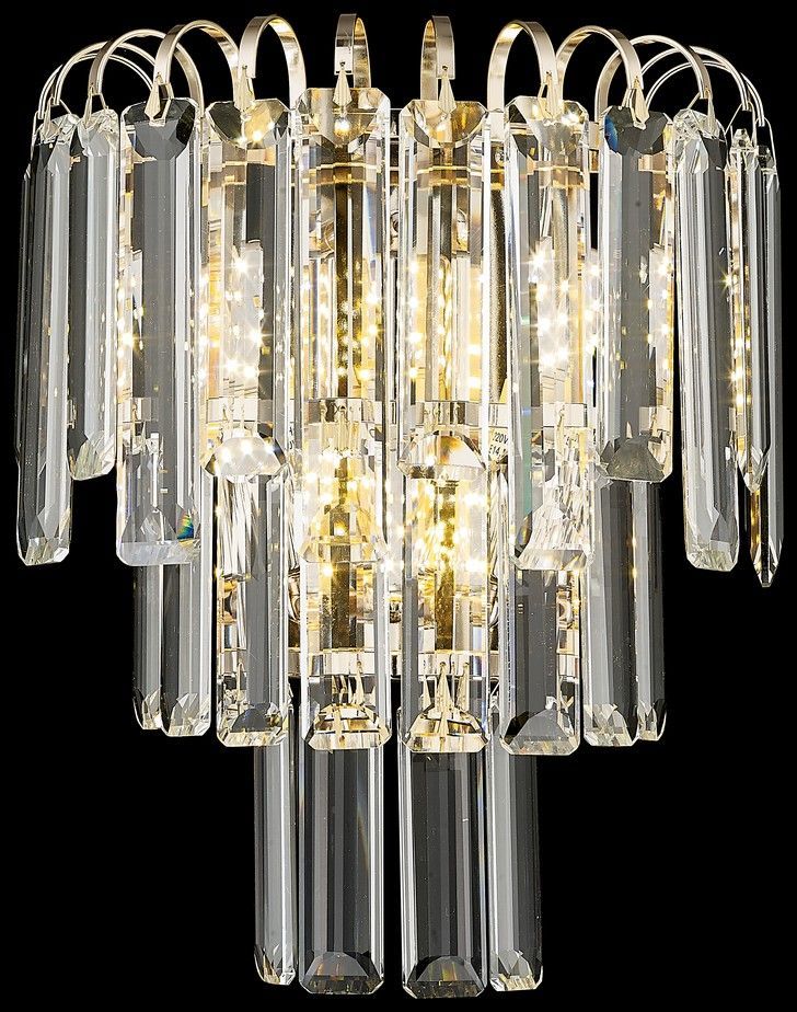 Настенный светильник 26 см, Wertmark Krista WE130.03.301, золото