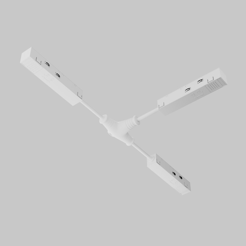 Коннектор питания Т-образный Exility белый 1,64*1,82 см, LED*W TRA034CWT-42W Maytoni, Белый