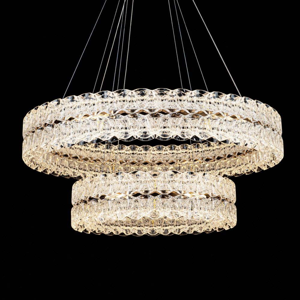 Люстра *80*13 см, LED*95W, 3000-6000K, Modelux  ML.8185.800.500 GD, Золото