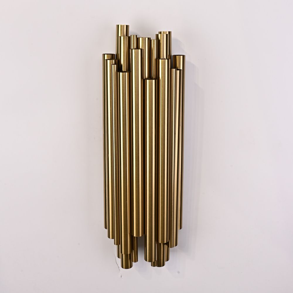 Бра Brubeck Delightfull 18*18*55 см, 2*E14*40W, ImperiumLoft 44.117, Золотистый