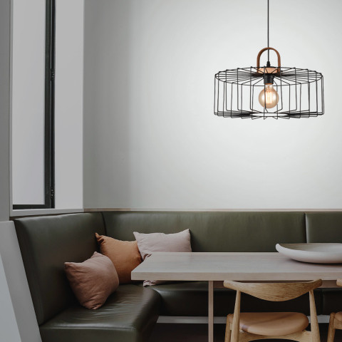 Подвесной светильник  42*144 см, 1*E27 черный Vele Luce Ritmo VL6312P21