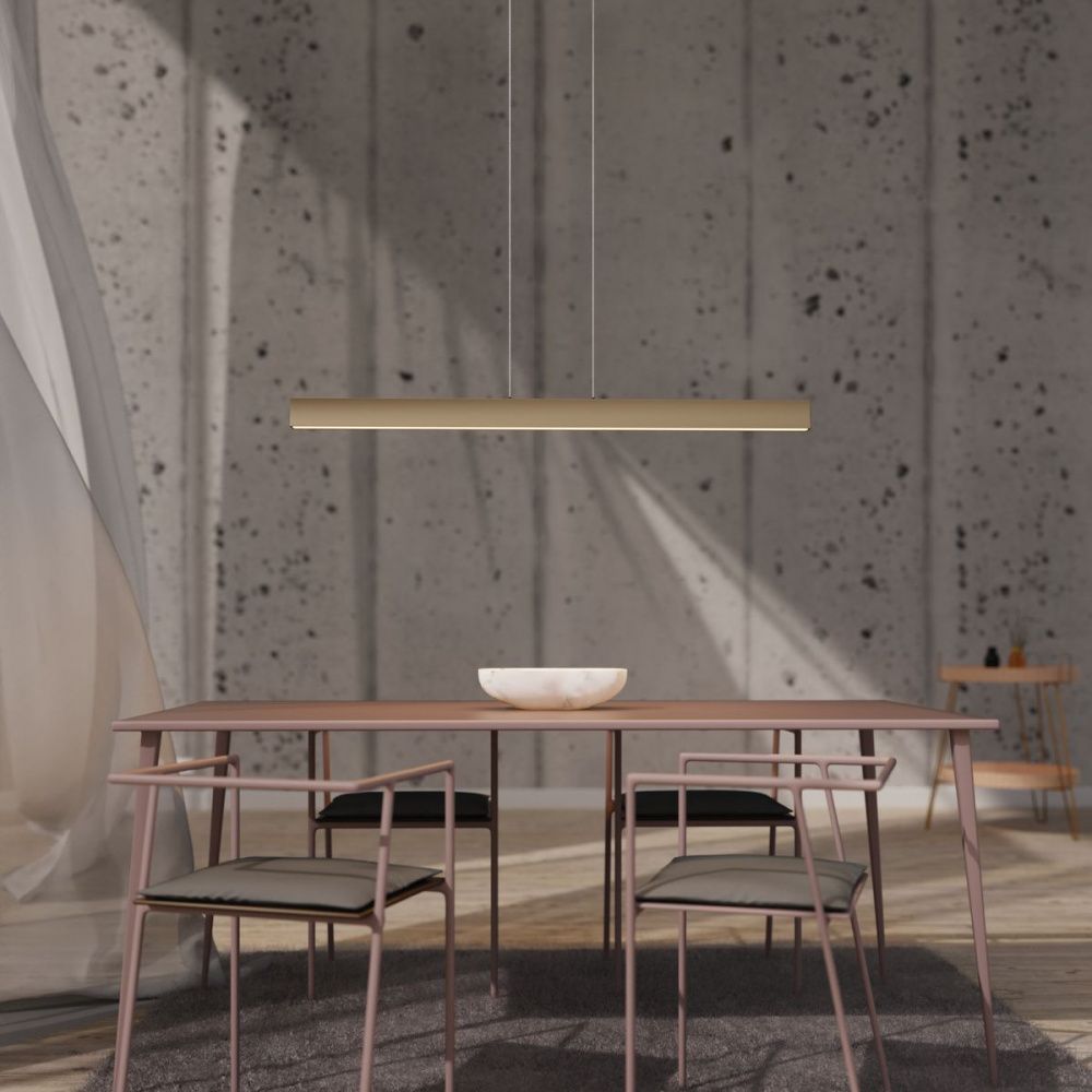 Светильник 200 см, 38W, 3000K, Mantra Hanok 7569, золото