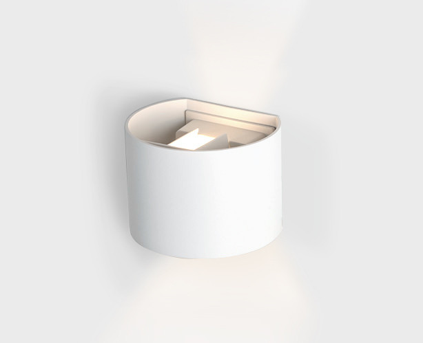 Уличный настенный светодиодный светильник Italline IT01-A310R white, 6W LED, 3000K, белый