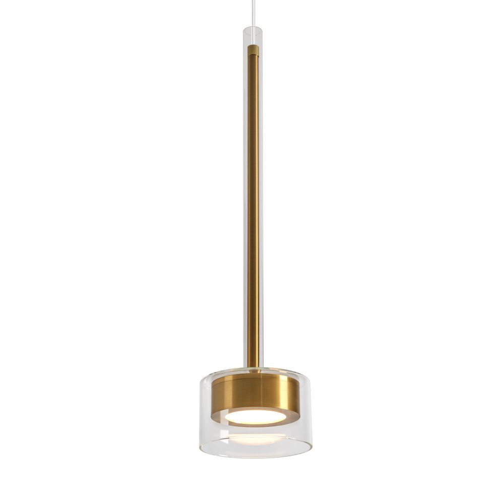 Подвесной светильник *10*64-252 см, 1*LED*6W, 3000K, Freya  FR5633PL-L6BS, Латунь