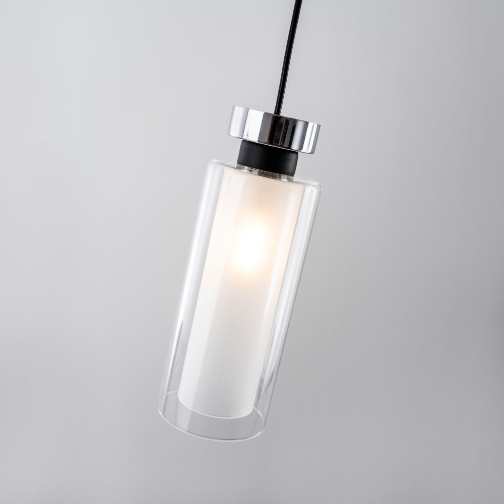 Подвесной светильник 10*27/120 см, 1*Е14 MODEMODERN MD.1184.1 хром, черный