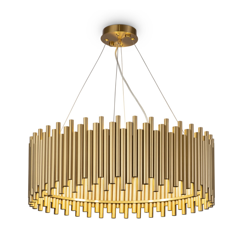 Люстра подвесная Maytoni Coliseo MOD135PL-08BS, диаметр 60 см, латунь