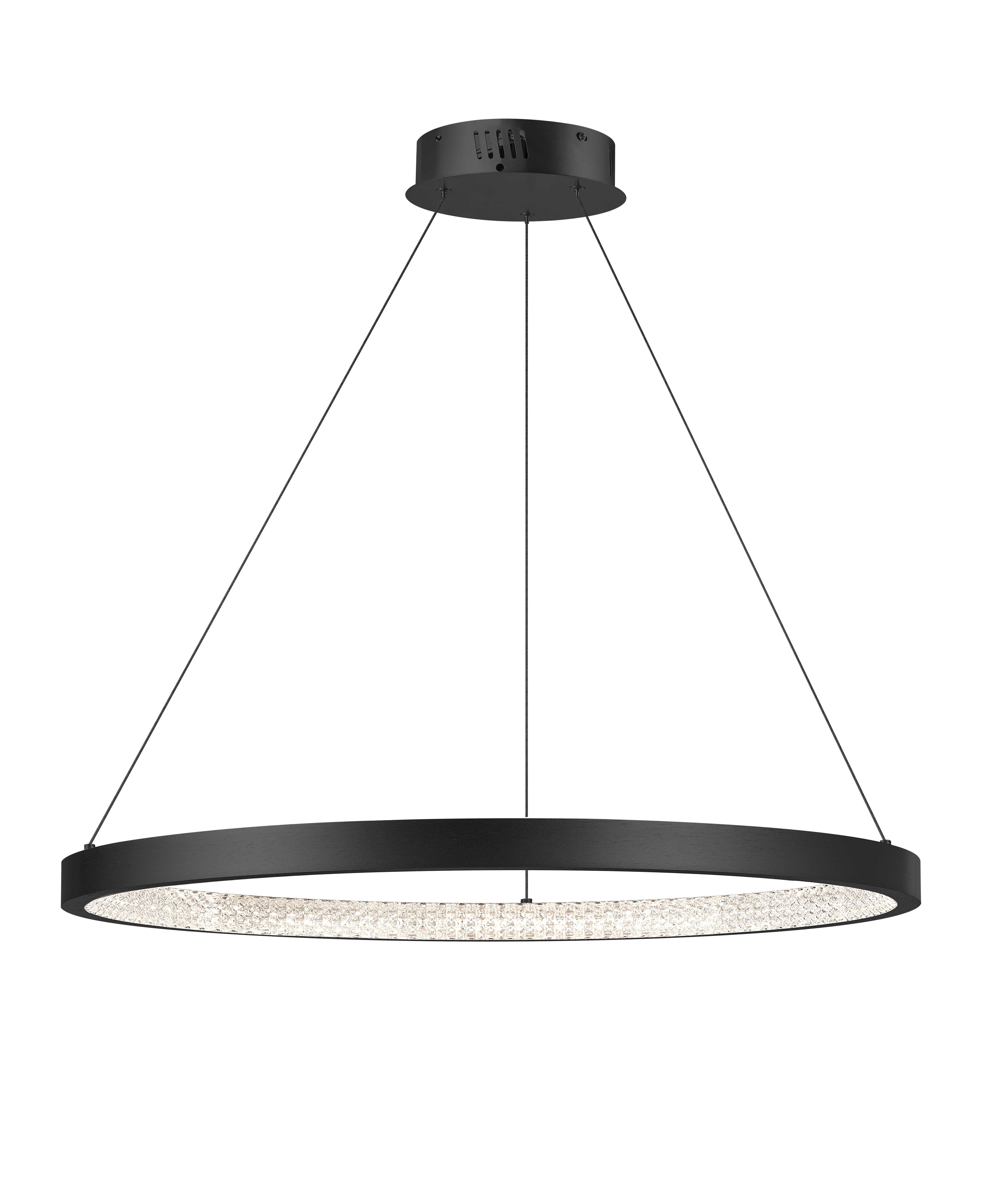 Светильник  800*40-1500, LED, LED-40W   4000K NewRgy LED 2104-DW/800 BLACK, Черный