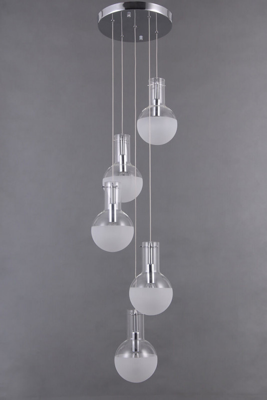 Подвесной светильник  25*120 см, 5*E14 хром Vele Luce Cesare VL1913P05
