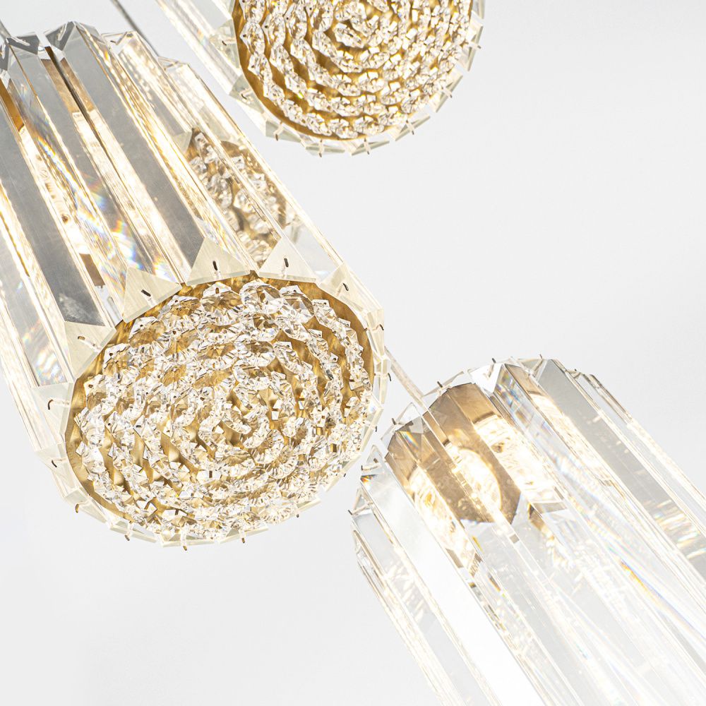 Светильник *22*20 см, LED*29W, 4000K, Modelux  ML.1397.3, Латунь