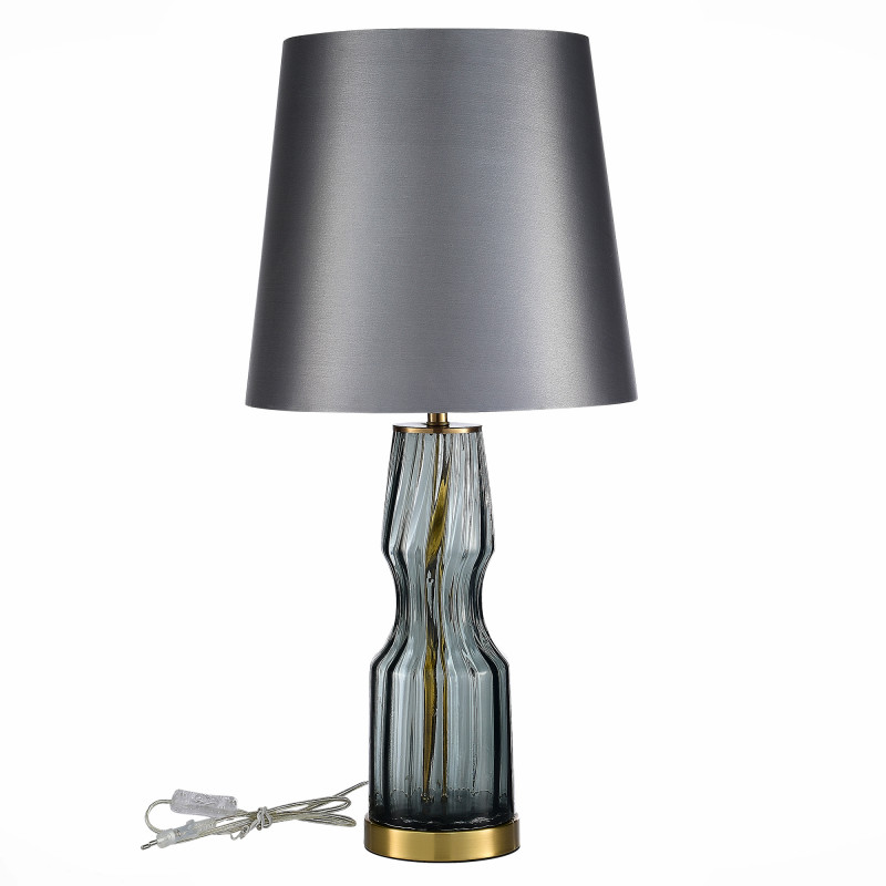 Настольная лампа 1*E27*40W, St Luce Saya SL1005.104.01, дымчатый / латунь
