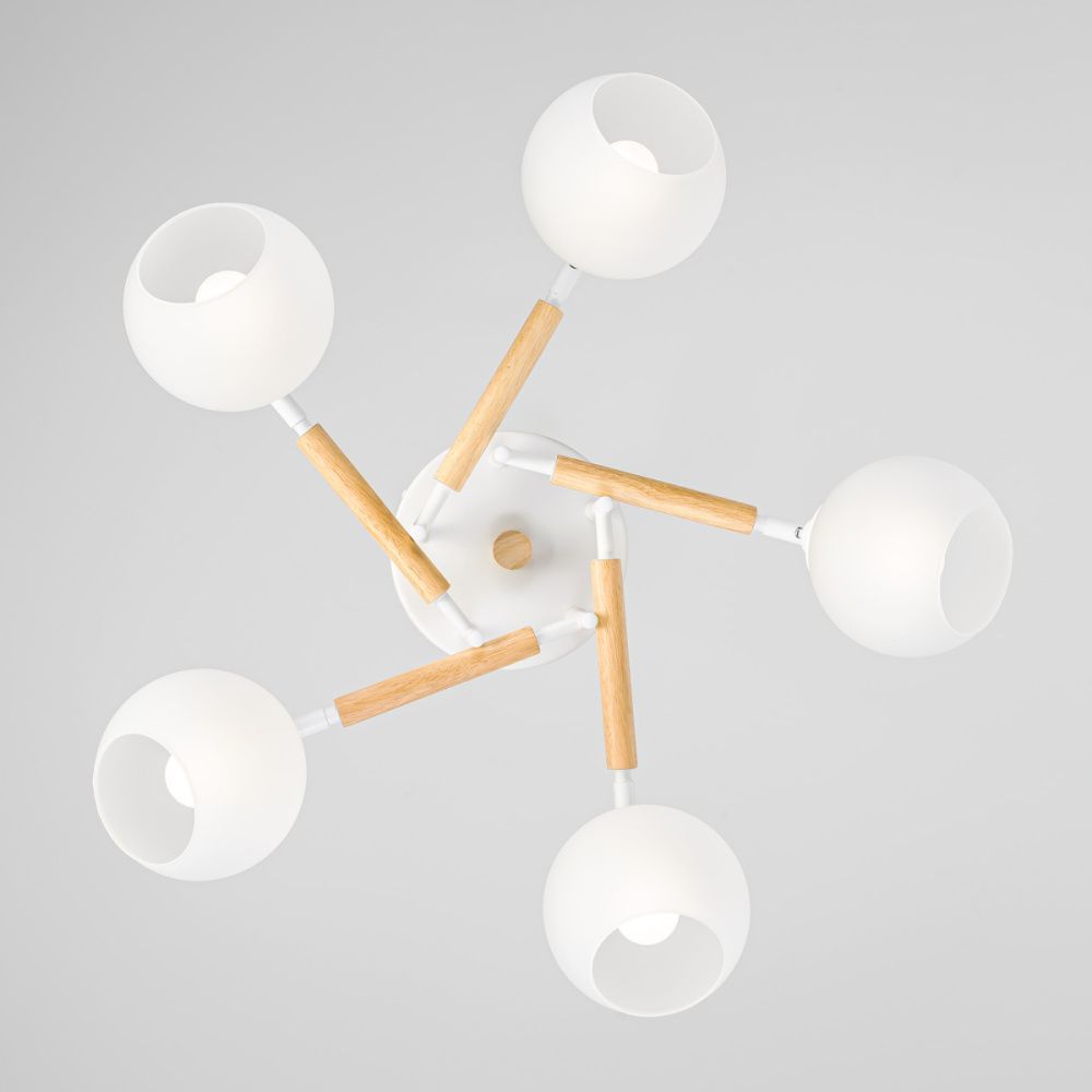 Светильник 80 см, Citilux TIKA CL133150, белый-дерево