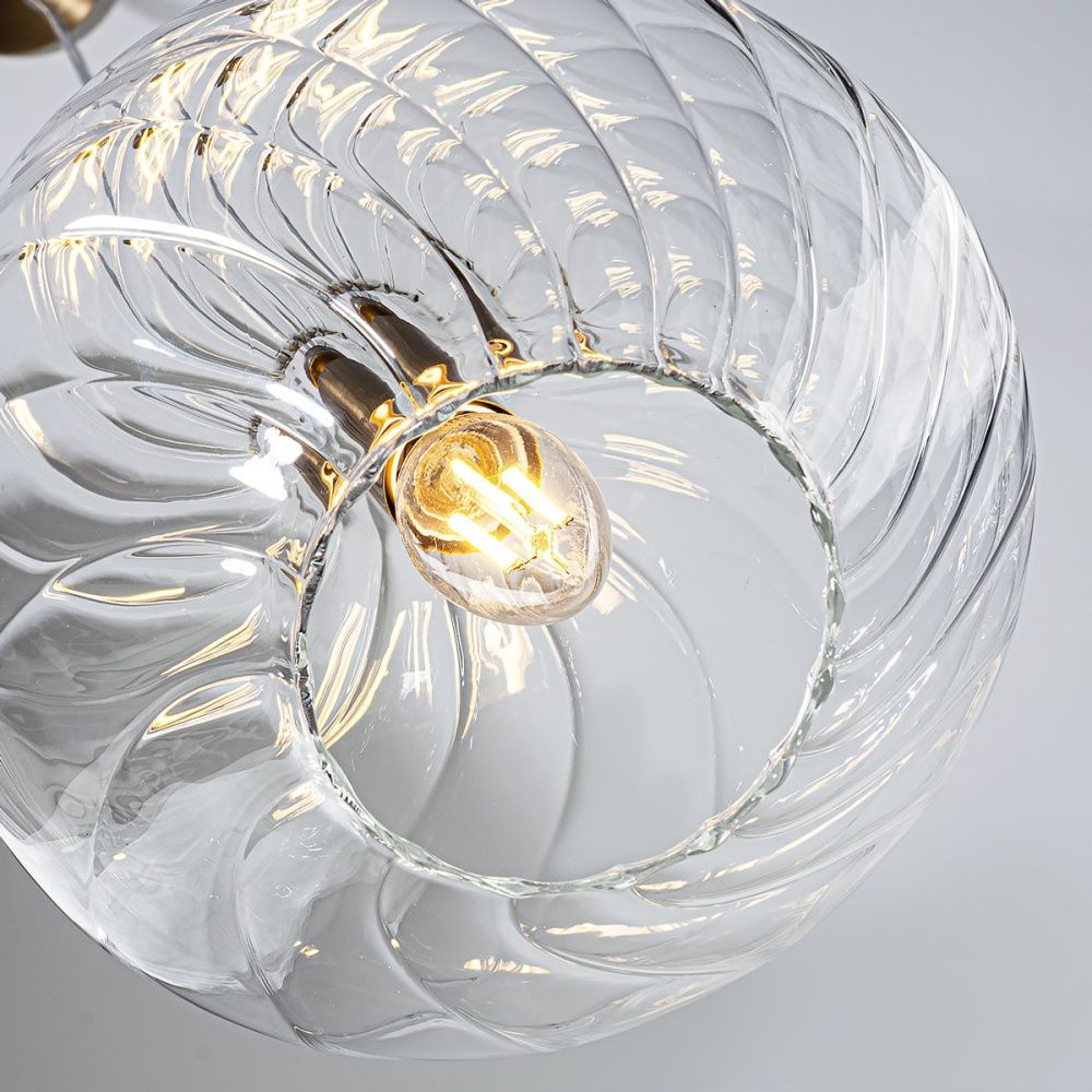 Подвесной светильник 20 см, MODEMODERN MD.1173.1 CL, латунь